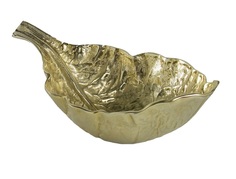 Блюдо (glasar) золотой 25.4x14.0x45.0 см. ГЛАСАР