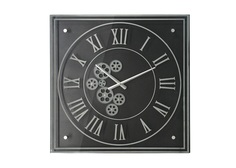 Часы настенные (glasar) черный 61.0x6.0x61.0 см. ГЛАСАР
