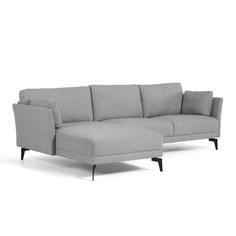 Угловой диван gilma (la forma) серый 260.0x83.0 см.