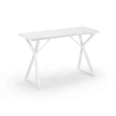 Консольный стол atik (la forma) белый 130x76x45 см.