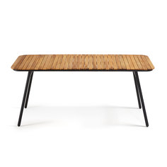 Стол skod (la forma) черный 180x75x90 см.