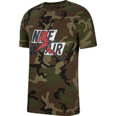 Мужская футболка Jumpman Classics Camo All Over Printed Short Sleeve Crew Jordan