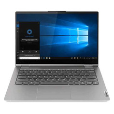 Ноутбук-трансформер Lenovo Thinkbook 14s Yoga ITL, 14", IPS, Intel Core i5 1135G7 2.4ГГц, 8ГБ, 256ГБ SSD, Intel Iris Xe graphics , Windows 10 Professional, 20WE0002RU, серый