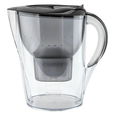 Фильтр-кувшин для очистки воды BRITA Marella MX+ Memo XL, черный, 3.5л