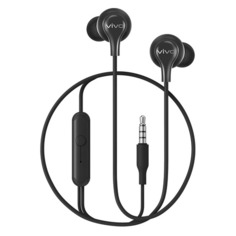 Гарнитура VIVO Color Earphones HP2033, 3.5 мм, вкладыши, черный [6020089]