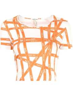 Hermès футболка pre-owned с принтом Bolduc Ribbon Hermes