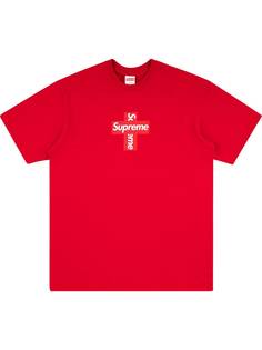 Supreme футболка с логотипом
