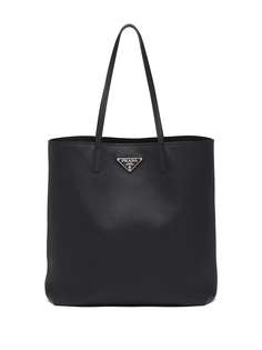 Prada сумка-тоут из сафьяновой кожи