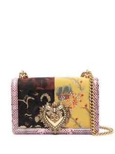 Dolce & Gabbana жаккардовая сумка на плечо Devotion