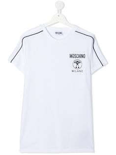 Moschino Kids футболка с логотипом