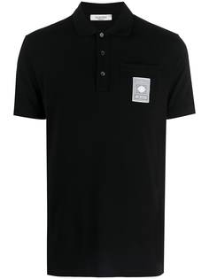 Valentino рубашка поло с нашивкой-логотипом