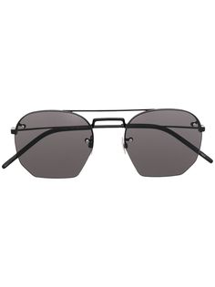 Saint Laurent Eyewear солнцезащитные очки SL 422 в шестиугольной оправе