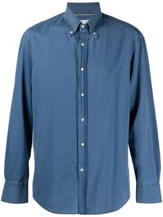 Brunello Cucinelli джинсовая рубашка на пуговицах