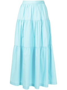 STAUD пышная ярусная юбка Sea