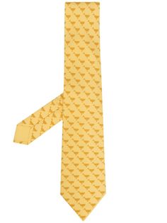 Hermès галстук pre-owned с принтом Hermes