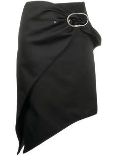 Paco Rabanne юбка асимметричного кроя с поясом