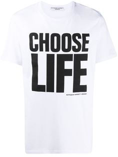 Katharine Hamnett London футболка Choose Life с короткими рукавами