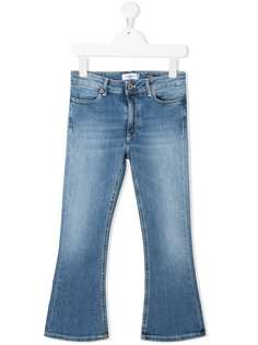 DONDUP KIDS расклешенные джинсы с эффектом потертости