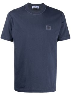 Stone Island футболка с нашивкой-логотипом