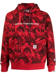 AAPE BY *A BATHING APE® худи с камуфляжным принтом