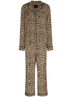 Rails пижама с леопардовым принтом