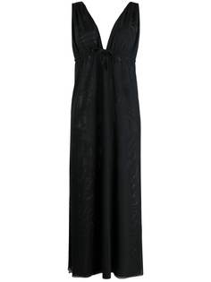 Fisico платье макси с V-образным вырезом