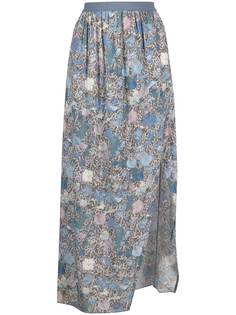 Zadig&Voltaire юбка миди с цветочным принтом