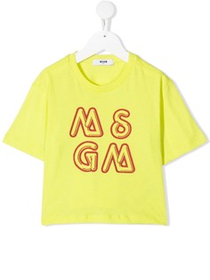 MSGM Kids футболка с логотипом