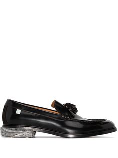 Off-White tassel marbled sole loafers