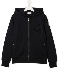 Moncler Enfant худи с нашивкой-логотипом