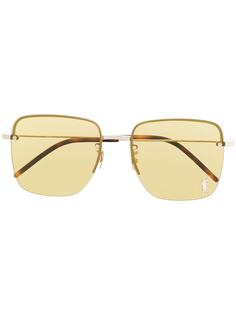 Saint Laurent Eyewear солнцезащитные очки SL31 в квадратной оправе