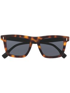 Fendi Eyewear солнцезащитные очки черепаховой расцветки