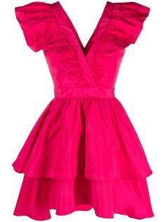 Pinko платье из тафты с оборками