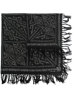 Saint Laurent шарф с геометричным узором