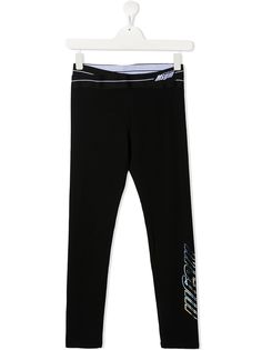 MSGM Kids легинсы с логотипом