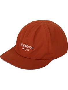 Supreme двусторонняя шестипанельная кепка с логотипом
