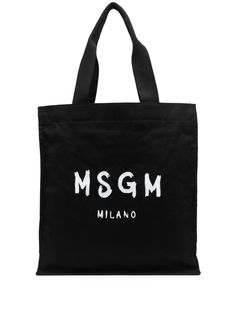 MSGM сумка-шопер с логотипом