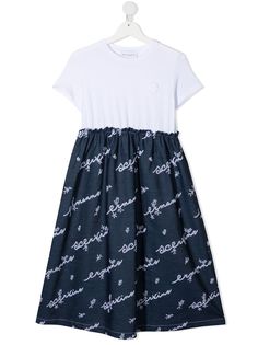 Ermanno Scervino платье-футболка с вышивкой