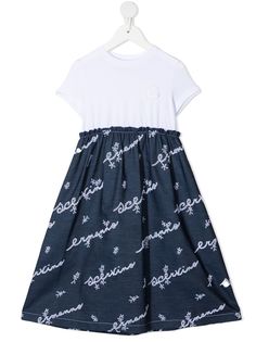 Ermanno Scervino платье с цветочной вышивкой