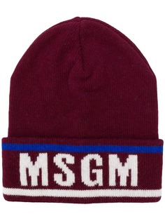 MSGM logo beanie