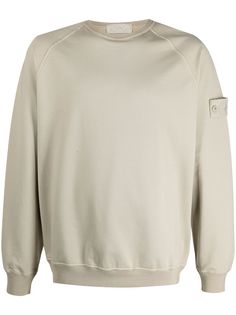 Stone Island толстовка с нашивкой-логотипом