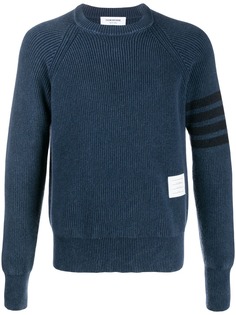 Thom Browne пуловер с полосками 4-Bar