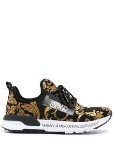Versace Jeans Couture кроссовки с принтом Barocco
