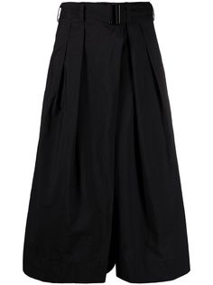 Lemaire укороченные брюки с поясом