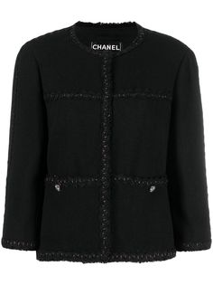 Chanel Pre-Owned жакет с бахромой