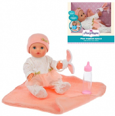 Кукла с аксессуарами MARY-POPPINS "Моя первая кукла: Бекки", 30 см, с пледом (451361)