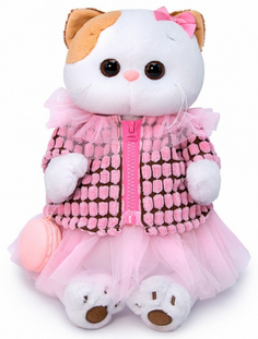 Мягкая игрушка BUDIBASA "Кошечка Ли-Ли", 24 см, в вельветовой курточке (LK24-060)