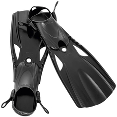 Ласты Intex Medium, р. 38-40 Black (с55634)