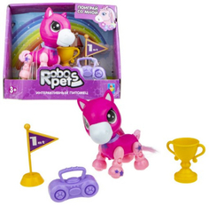 Интерактивная игрушка 1toy RoboPets: Игривый пони, розовый (Т16976)