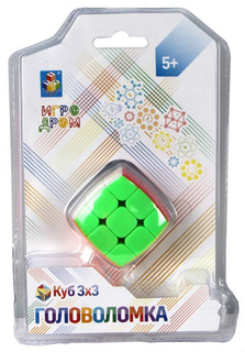 Головоломка 1toy "Куб 3х3", 3,5 см (Т14204)